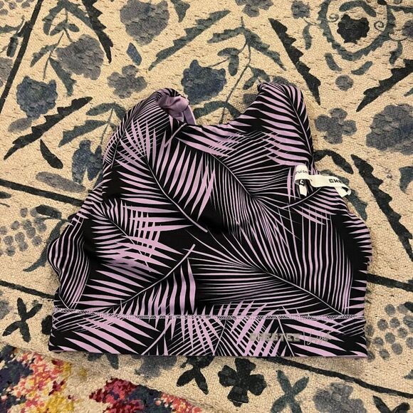 CHESTEE Barbella Ella Lilac Reversible Sports Bra M Chest Pad Removable Cup Pads - Picture 5 of 12